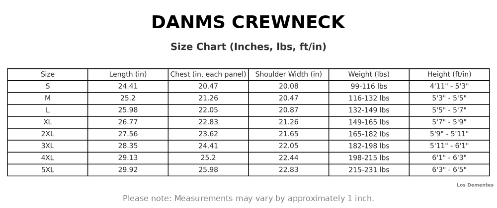 DANMS CREWNECK - PREORDER
