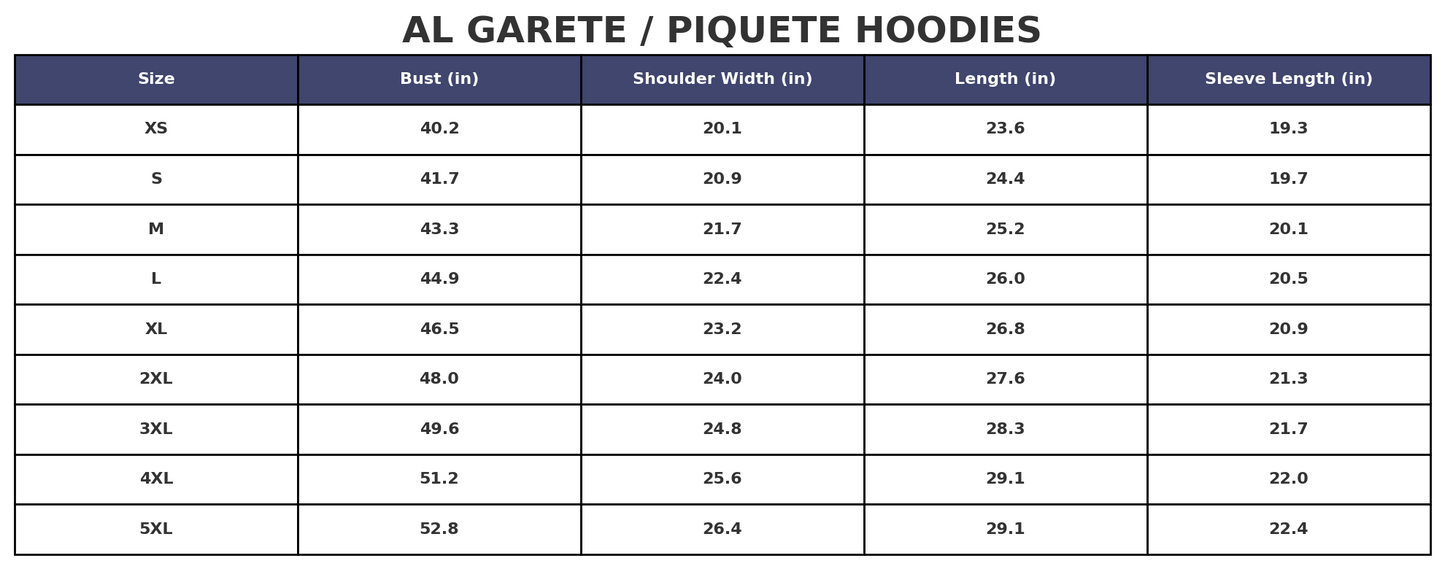 AL GARETE HOODIE - PREORDER