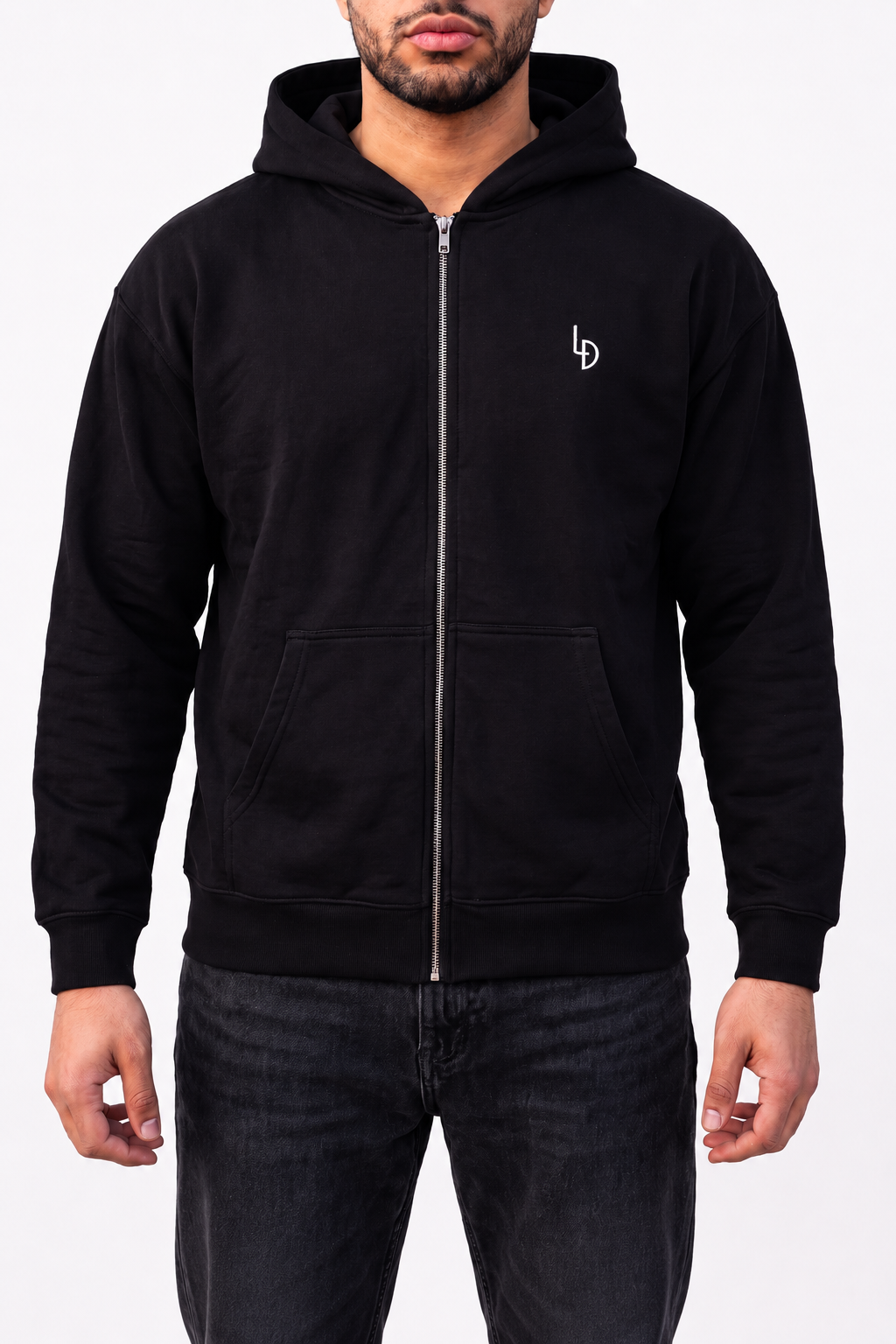 LD COMFORT ZIP-UP BLACK