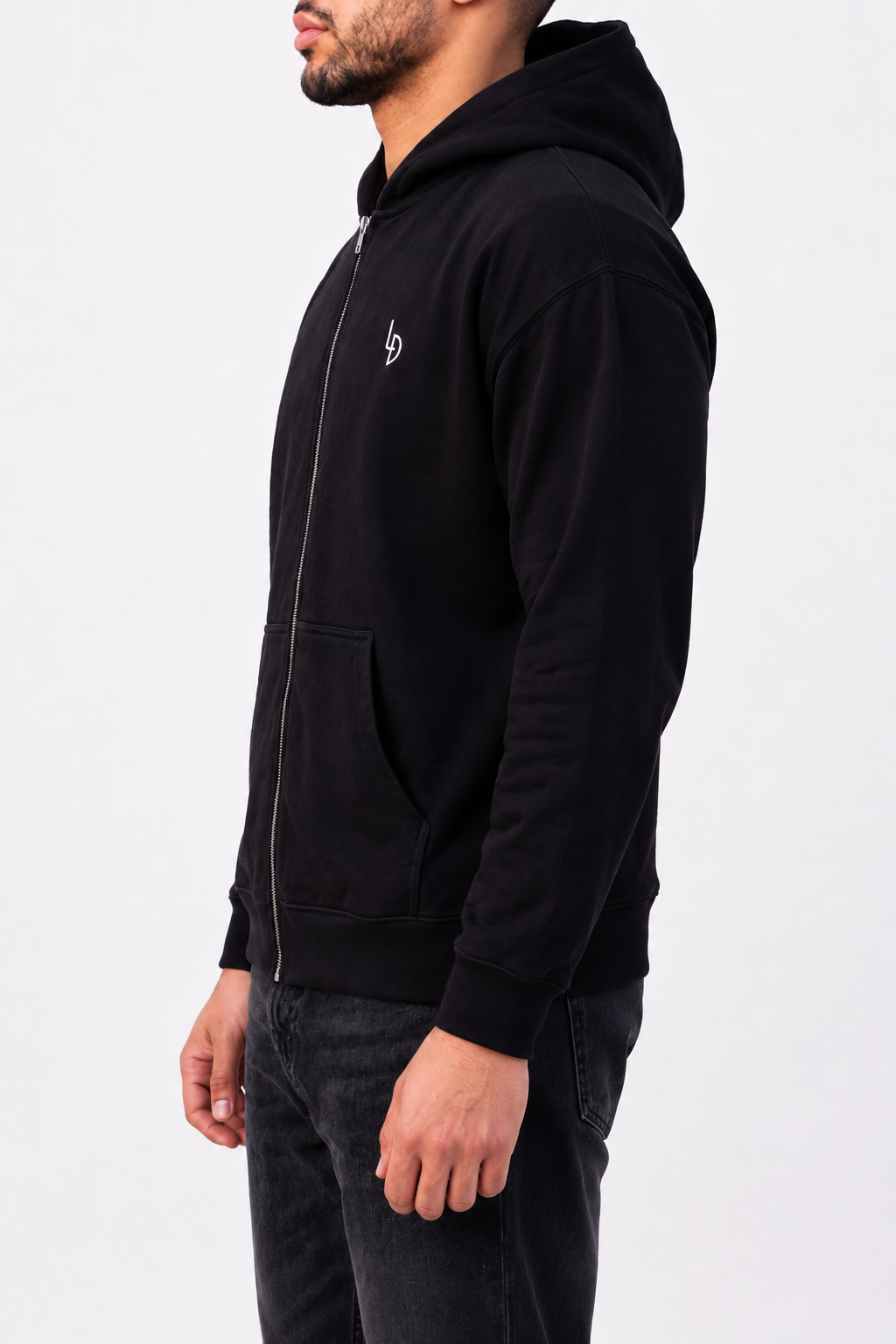 LD COMFORT ZIP-UP BLACK